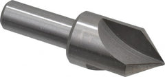 Interstate - 7/8" Head Diam, 1/2" Shank Diam, 3 Flute 82° High Speed Steel Countersink - USA Tool & Supply