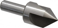 Interstate - 1" Head Diam, 1/2" Shank Diam, 3 Flute 82° High Speed Steel Countersink - USA Tool & Supply