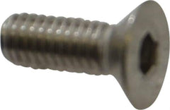 Value Collection - M3x0.50 Metric Coarse Hex Socket Drive, 90° Flat Screw - Grade 316 & Austenitic A4 Stainless Steel, Fully Threaded, 8mm OAL - USA Tool & Supply