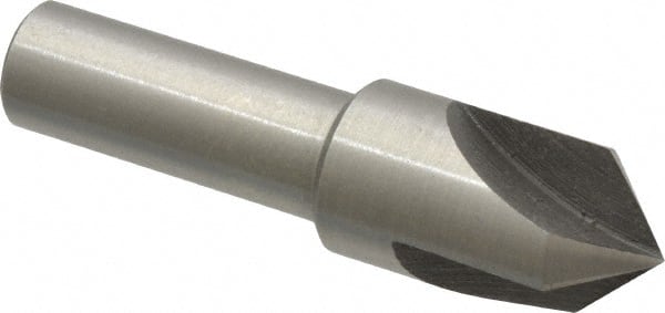 Interstate - 1/2" Head Diam, 3/8" Shank Diam, 3 Flute 90° High Speed Steel Countersink - USA Tool & Supply