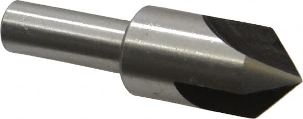 Interstate - 5/8" Head Diam, 3/8" Shank Diam, 3 Flute 90° High Speed Steel Countersink - USA Tool & Supply