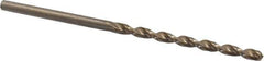 Cleveland - #39 135° Cobalt Jobber Drill - Oxide/Gold Finish, Right Hand Cut, Parabolic Flute, Straight Shank, 2-3/8" OAL, Split Point - USA Tool & Supply