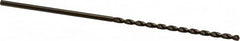 Cleveland - #32 135° Parabolic Flute Cobalt Taper Length Drill Bit - USA Tool & Supply