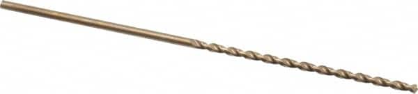 Cleveland - #35 135° Parabolic Flute Cobalt Taper Length Drill Bit - USA Tool & Supply