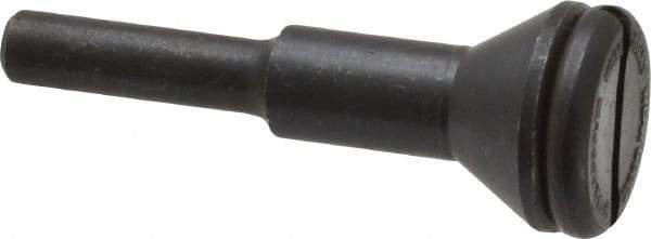 Value Collection - 3/8" Hole, Screw Lock Wheel & Disc Mandrel - 2" OAL, 1/4" Max Wheel Width, 1/4" Shank Diam - USA Tool & Supply