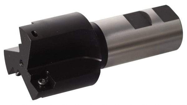 Kennametal - 13/16 Inch Diameter, Weldon Flat, 19.05 mm Shank Diameter, 3 Insert, Indexable Counterbore - 3-1/2 Inch Overall Length, SPHX 060204R. Insert - USA Tool & Supply