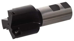 Kennametal - 13/16 Inch Diameter, Weldon Flat, 19.05 mm Shank Diameter, 3 Insert, Indexable Counterbore - 3-1/2 Inch Overall Length, SPHX 060204R. Insert - USA Tool & Supply