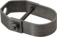 Empire - 1-1/4" Pipe, 3/8" Rod, Carbon Steel Adjustable Clevis Hanger - Black - USA Tool & Supply