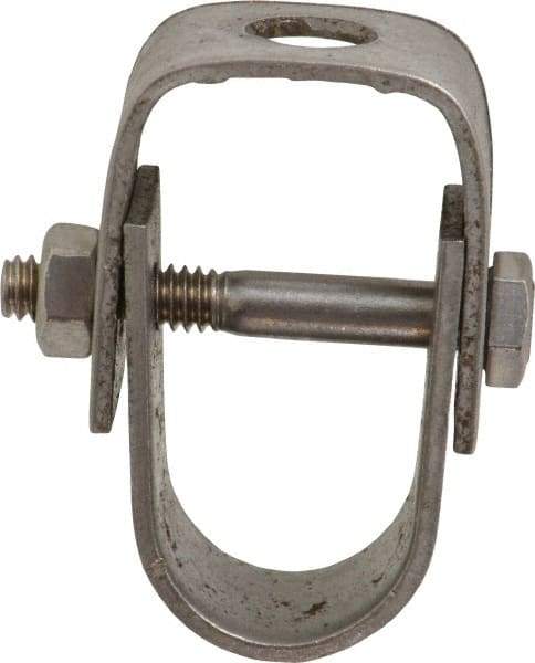 Empire - 1/2" Pipe, 3/8" Rod, Grade 304 Stainless Steel Adjustable Clevis Hanger - USA Tool & Supply