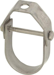 Empire - 1-1/2" Pipe, 3/8" Rod, Grade 304 Stainless Steel Adjustable Clevis Hanger - USA Tool & Supply