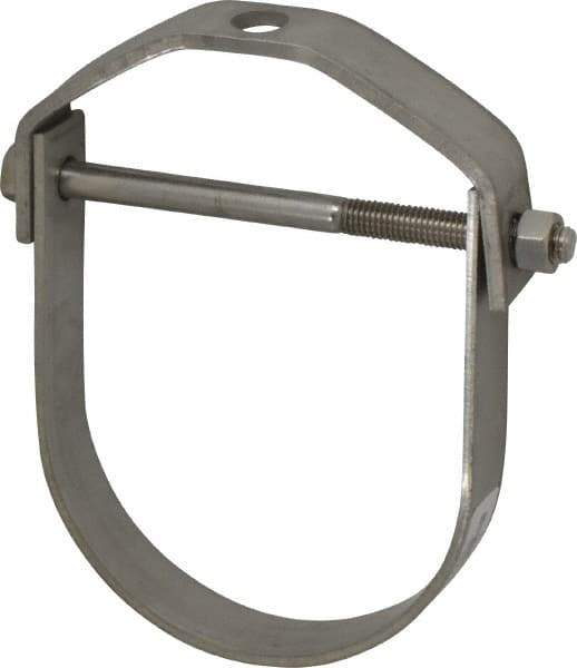 Empire - 5" Pipe, 5/8" Rod, Grade 304 Stainless Steel Adjustable Clevis Hanger - USA Tool & Supply