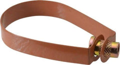 Empire - 2" Pipe, 3/8" Rod, Carbon Steel Emlok Swivel Ring Hanger - Copper Plated, 600 Lb Capacity - USA Tool & Supply