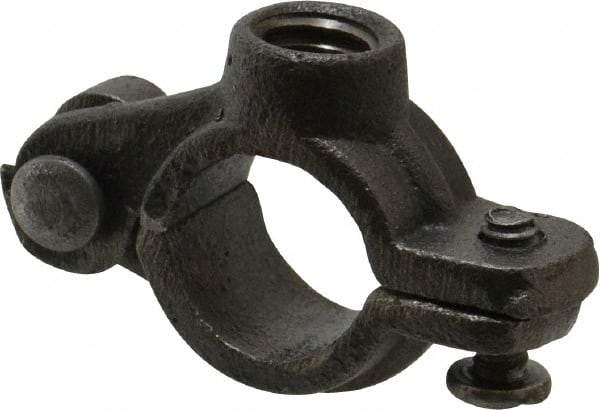 Empire - 3/8" Pipe, 3/8" Rod, Malleable Iron Split Ring Hanger - Black, 180 Lb Capacity - USA Tool & Supply