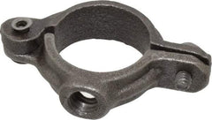 Empire - 3/4" Pipe, 3/8" Rod, Malleable Iron Split Ring Hanger - Black, 180 Lb Capacity - USA Tool & Supply