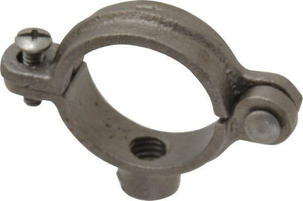 Empire - 1" Pipe, 3/8" Rod, Malleable Iron Split Ring Hanger - Black, 180 Lb Capacity - USA Tool & Supply