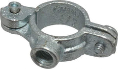 Empire - 1/2" Pipe, 3/8" Rod, Malleable Iron Split Ring Hanger - Electro Galvanized, 180 Lb Capacity - USA Tool & Supply