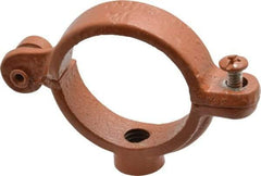 Empire - 1-1/2" Pipe, 3/8" Rod, Malleable Iron Split Ring Hanger - Epoxy Coated - USA Tool & Supply