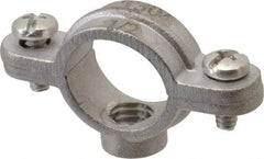 Empire - 1/2" Pipe, 3/8" Rod, Grade 304 Stainless Steel Split Ring Hanger - USA Tool & Supply