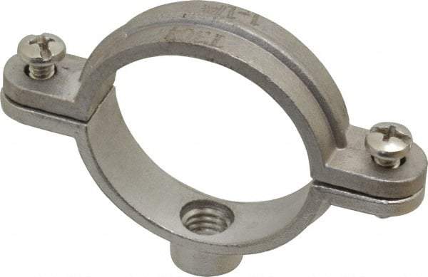 Empire - 1-1/4" Pipe, 3/8" Rod, Grade 304 Stainless Steel Split Ring Hanger - USA Tool & Supply