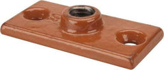 Empire - 1/2" Rod Ceiling Flange - Malleable Iron - USA Tool & Supply