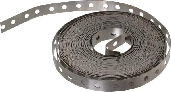 Empire - 50' x 3/4" 304 Stainless Steel Hanger Strapping - 22 Gauge - USA Tool & Supply