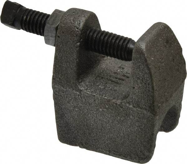 Empire - 3/4" Max Flange Thickness, 5/8" Rod Top Beam Clamp - 550 Lb Capacity, Ductile Iron - USA Tool & Supply