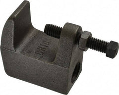 Empire - 1-1/4" Max Flange Thickness, 3/4" Rod Wide Jaw Top Beam Clamp - 900 Lb Capacity, Ductile Iron - USA Tool & Supply