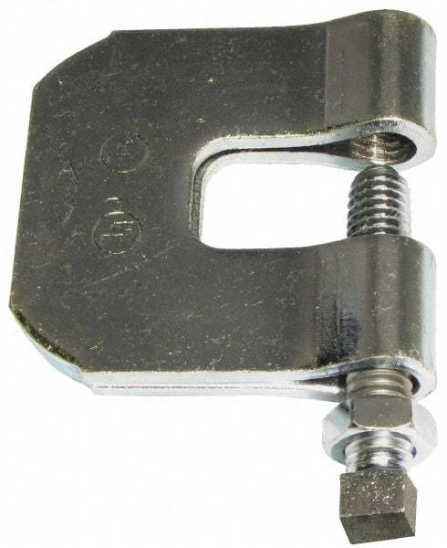 Empire - 3/4" Max Flange Thickness, 3/4" Rod C-Clamp with Locknut - 630 Lb Capacity, Carbon Steel - USA Tool & Supply