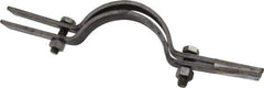 Empire - 4" Pipe, Riser Clamp - Black, 750 Lb Capacity, Carbon Steel - USA Tool & Supply