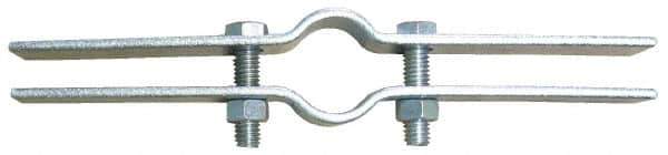 Empire - 2-1/2" Pipe, Electro Galvanized Riser Clamp - 400 Lb Capacity, Carbon Steel - USA Tool & Supply