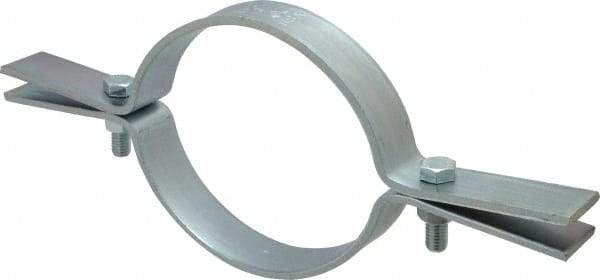 Empire - 6" Pipe, Electro Galvanized Riser Clamp - 1,600 Lb Capacity, Carbon Steel - USA Tool & Supply