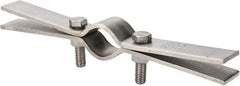 Empire - 1" Pipe, Riser Clamp - 220 Lb Capacity, Grade 304 Stainless Steel - USA Tool & Supply