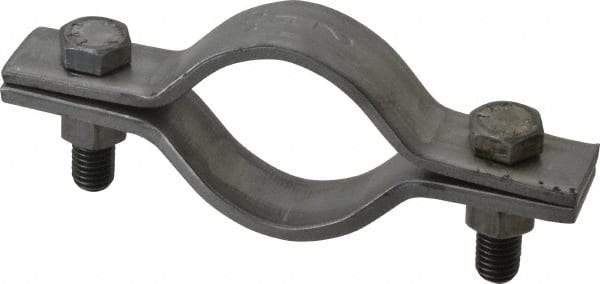 Empire - 2" Pipe, Standard Pipe Clamp - Black, 1,040 Lb Capacity, Carbon Steel - USA Tool & Supply