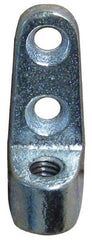 Empire - 1/2" Rod Side Beam Connector - 480 Lb Capacity, Malleable Iron - USA Tool & Supply