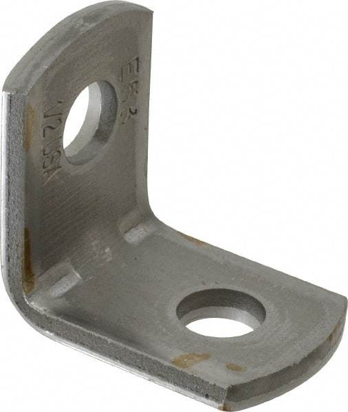 Empire - 1/2" Rod Angle Bracket - 560 Lb Capacity, Carbon Steel - USA Tool & Supply