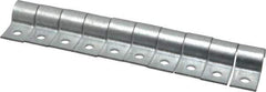 Empire - 1/4" Pipe, Carbon Steel, Electro Galvanized" Pipe or Conduit Strap - 1 Mounting Hole - USA Tool & Supply