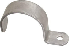 Empire - 2" Pipe, Grade 304 Stainless Steel," Pipe or Conduit Strap - 1 Mounting Hole - USA Tool & Supply