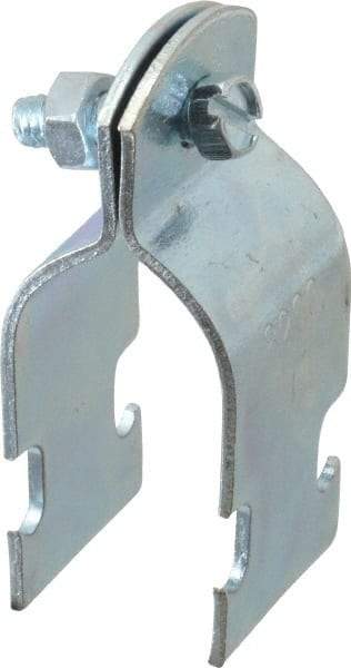 Empire - 1" Pipe," Pipe Clamp - Electro Galvanized - USA Tool & Supply