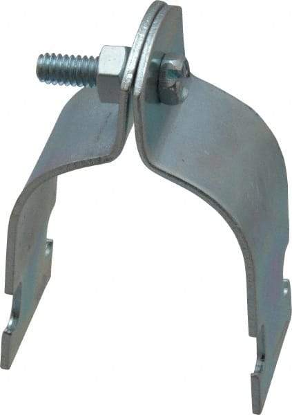 Empire - 1-1/4" Pipe," Pipe Clamp - Electro Galvanized - USA Tool & Supply