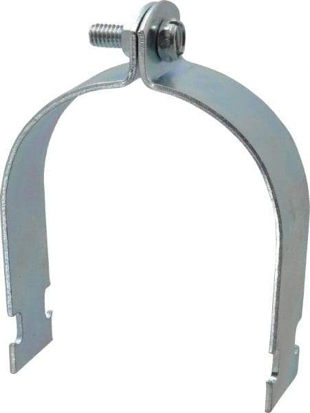 Empire - 3" Pipe," Pipe Clamp - Electro Galvanized - USA Tool & Supply