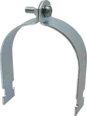 Empire - 3" Pipe," Pipe Clamp - Electro Galvanized - USA Tool & Supply