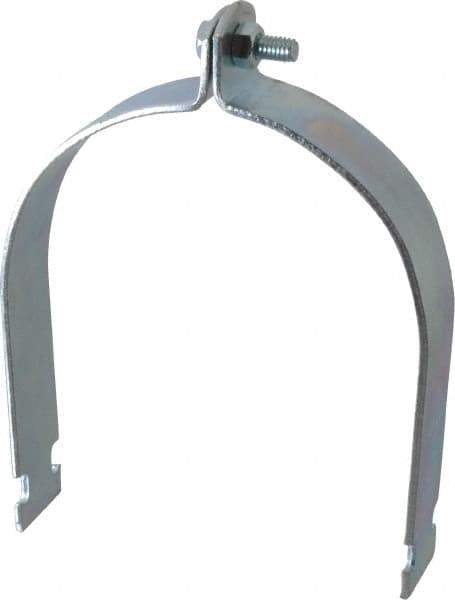 Empire - 5" Pipe," Pipe Clamp - Electro Galvanized - USA Tool & Supply