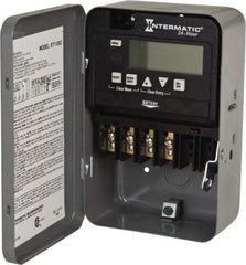 Intermatic - 24 hr Indoor Digital Electronic Timer Switch - 14 On/Off, 120/208/240/277 VAC, 50/60 Hz, - USA Tool & Supply