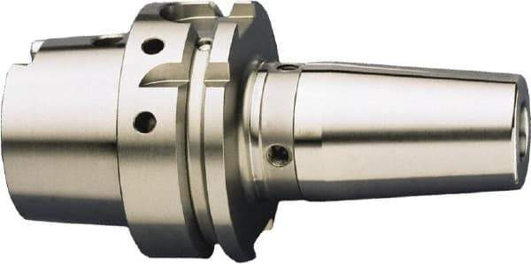 HAIMER - 20mm Hole Diam, HSK63A Taper Shank Shrink Fit Tool Holder & Adapter - 130mm Projection, 33mm Nose Diam, 52mm Clamping Depth, 25,000 RPM - Exact Industrial Supply