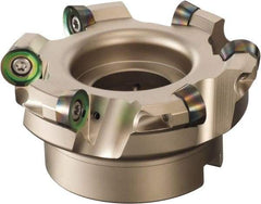 Sumitomo - 3" Cut Diam, 1/4" Max Depth, 1" Arbor Hole, 5 Inserts, QP.T 4312 Insert Style, Indexable Copy Face Mill - WRCX Cutter Style, 1-3/4 High, Series WaveMill - USA Tool & Supply