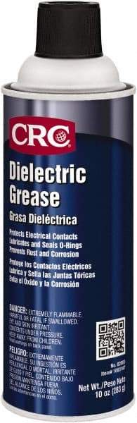 CRC - 16 oz Aerosol Silicone Gel Paste Grease - Translucent, Extremely Flammable, 400°F Max Temp, NLGIG 2, - USA Tool & Supply