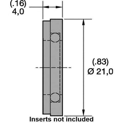Kennametal - Collet Coolant Seal Sets Compatible Collet Series: ER40 Number of Seals: 46 - Exact Industrial Supply