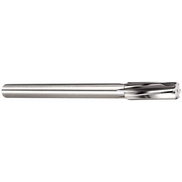 Made in USA - 1" Carbide-Tipped 8 Flute Chucking Reamer - USA Tool & Supply