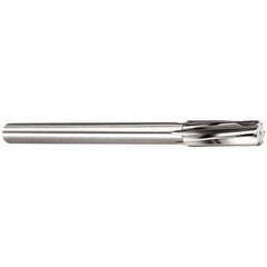 Made in USA - 1" Carbide-Tipped 8 Flute Chucking Reamer - USA Tool & Supply