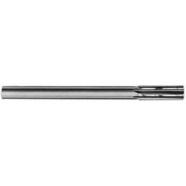 Chucking Reamer: 0.4385″ Dia, 3-3/4″ OAL, 1-3/8″ Flute Length, Straight Shank, Solid Carbide 6 Flute, RH